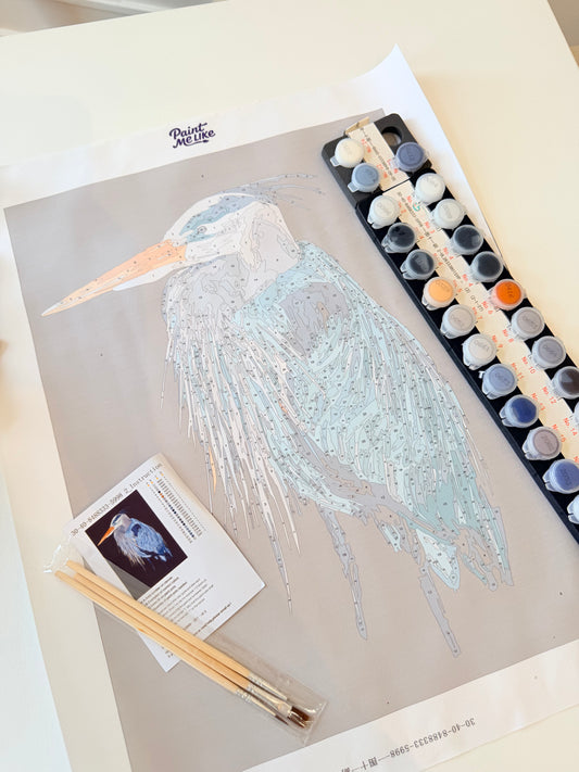 Blue Heron Paint by Number