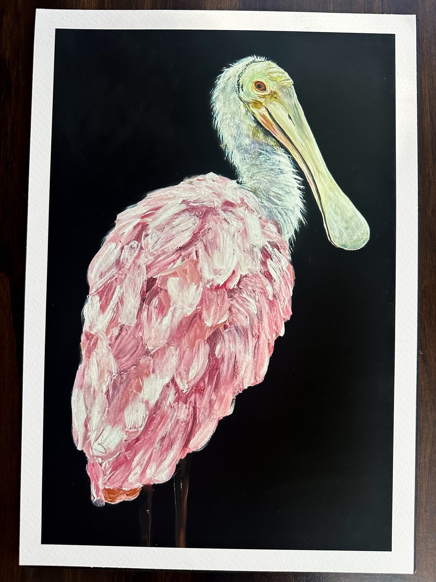 RADIANCE- PInk spoonbill print