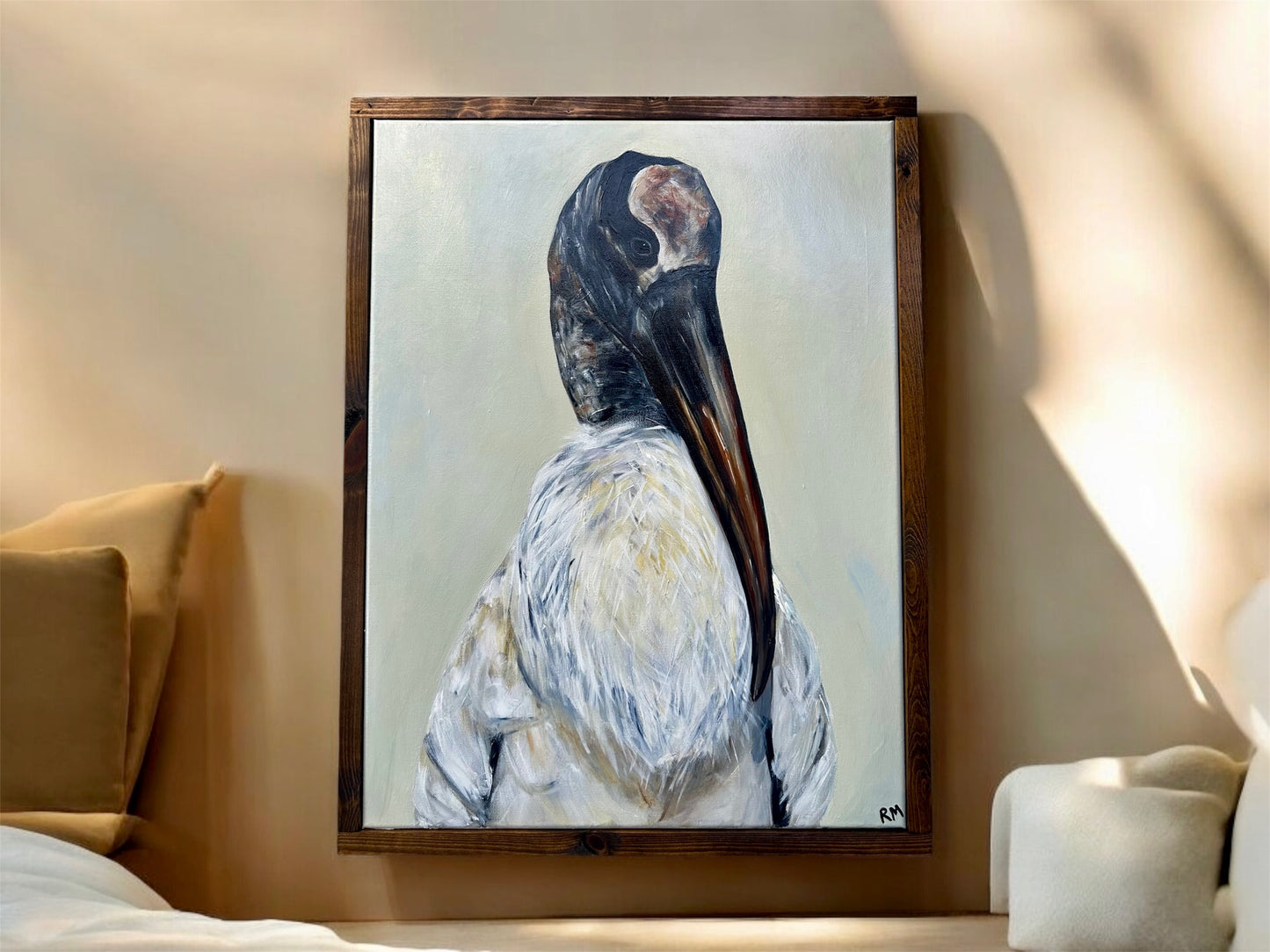 Portrait of a Wood Stork