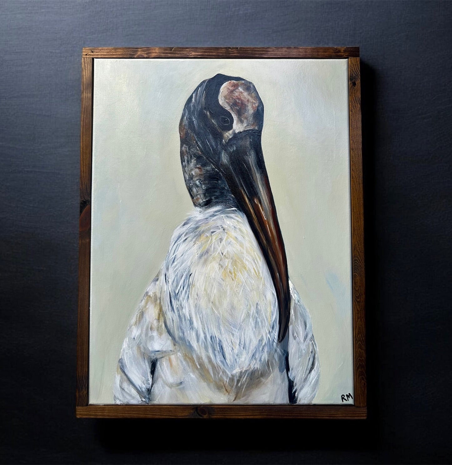 Portrait of a Wood Stork