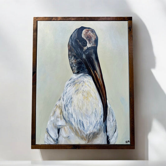 Portrait of a Wood Stork